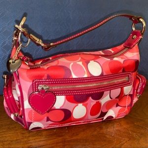 Limited Edition ♡ COACH Valentine’s Mini Scarf Print Bag